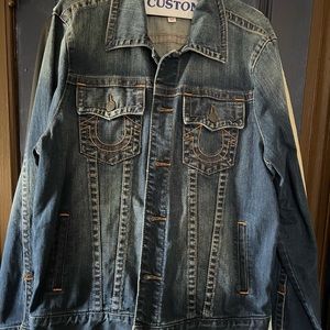 True Religion denim trucker jacket , size XL ,